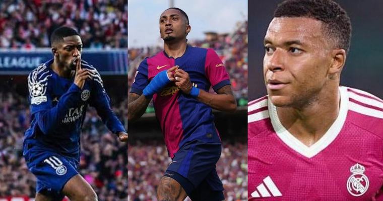 ‘I score more goals than those two players’ - Kylian Mbappe jabs at Raphinha and Dembele