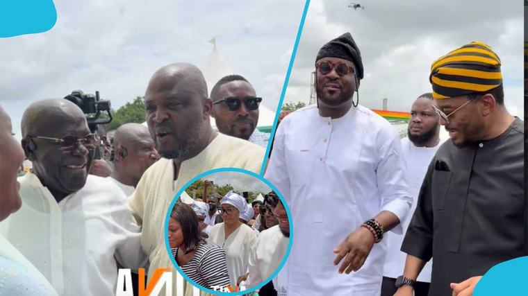 Selassie Ibrahim’s husband’s funeral: Ibrahim Mahama, Sam Jonah, Chief of Staff and others pay final respects