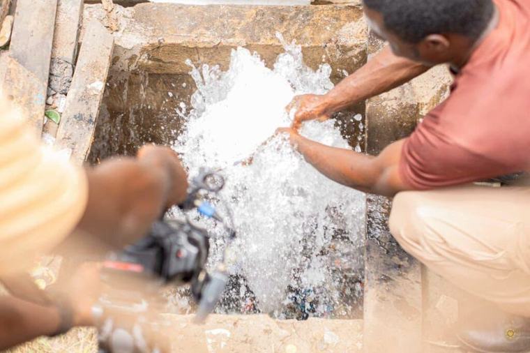 GNFS, Ghana Water Limited inspect fire hydrants around Makola Market