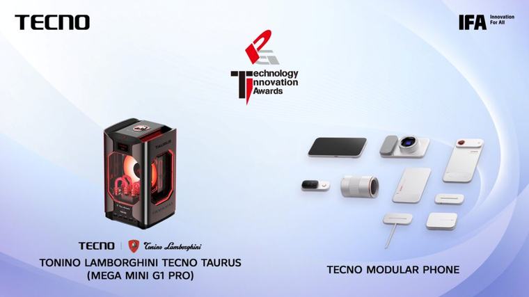 TECNO’s Modular Phone and TAURUS win gold at IFA 2026, recognising breakthroughs in mobile and gaming technology