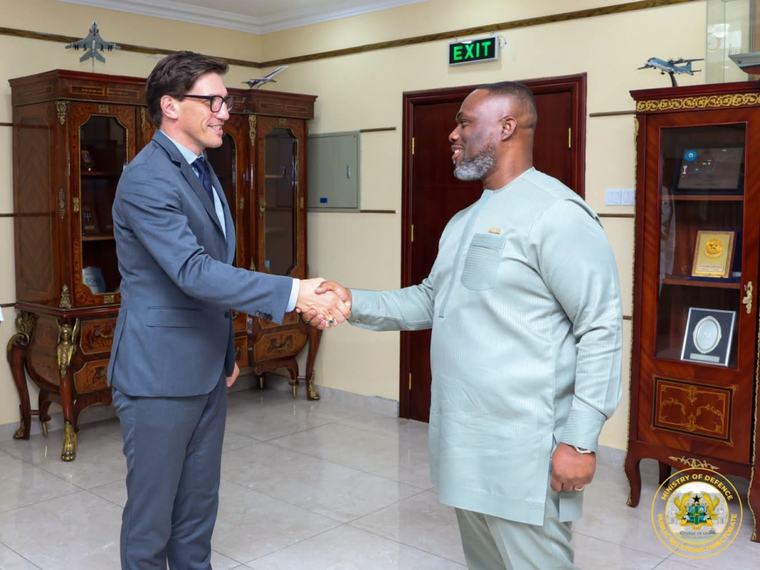 German Ambassador pays courtesy call on Defence Minister, explores stronger defence cooperation