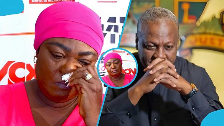 "Turn and look at me": Actress Irene Opare begs Mahama for support