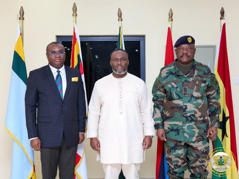 Defence Ministry holds farewell ceremony for Ernest Brogya Genfi
