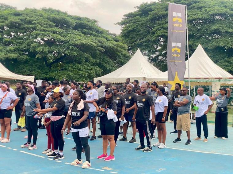 GNPC staff launch maiden 5km health walk to promote wellness
