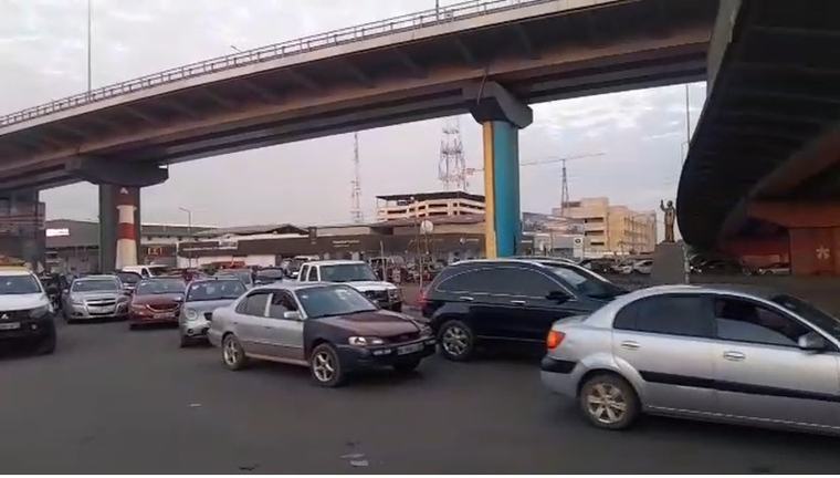 Authorities deploy drones to monitor traffic as GARID drainage works cause congestion