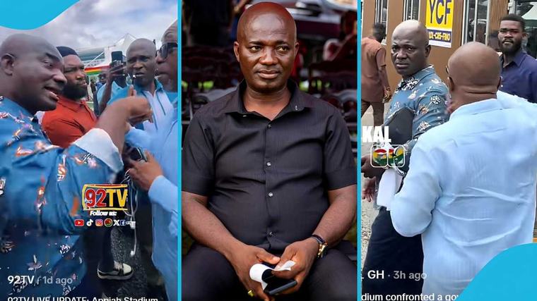 Appiah Stadium confronts FIC boss Albert Kojo Twum Boafo at Accra airport over unanswered calls