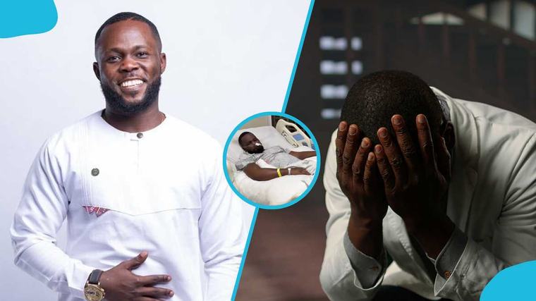 Popular Ghanaian gospel musician Ebenezer Osei Kumi battles a serious liver infection in hospital