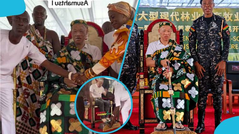 Chinese Businessman Zheng Xiangming enstooled as traditional chief in Ghana