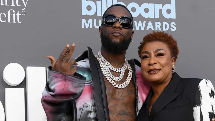 Burna Boy’s mum opens up on how she handles his ‘wild’ Instagram Live