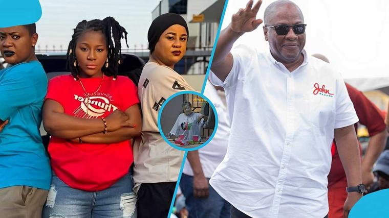 John Mahama’s campaign shirt draws massive attention in Nollywood movie