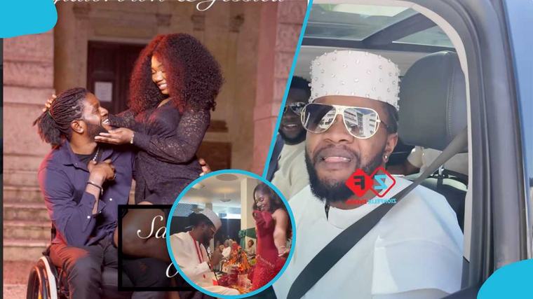 Ogidi Brown's spectacular wheelchair dance at his lavish wedding in Italy melts hearts online