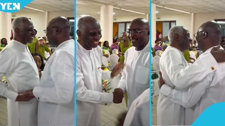 Bawumia and Tsatsu Tsikata meet at a party in Accra, their behaviour towards each other sparks reactions