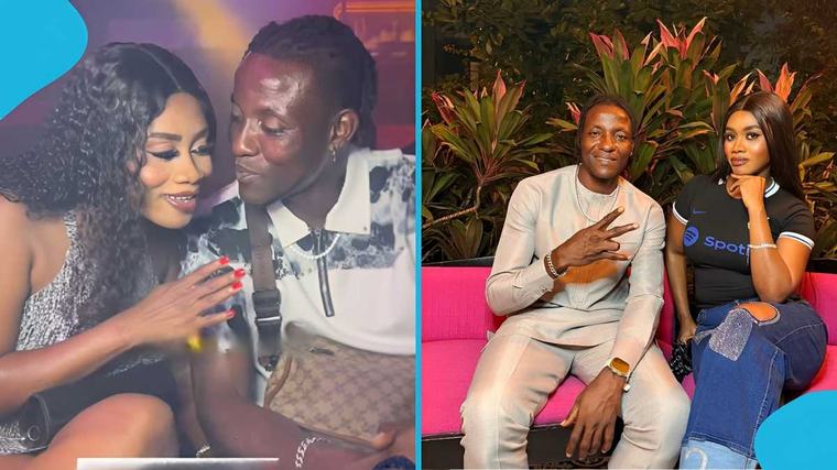 "A top actress": Identity of Benjamin Asare's rumoured girlfriend emerges after deep conversation at his party