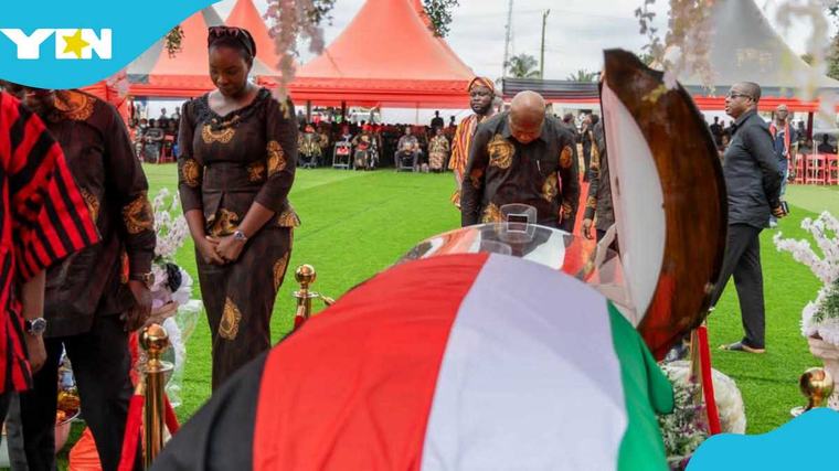 Ablakwa, other bigwigs mourn NDC executive in Volta following sad passing
